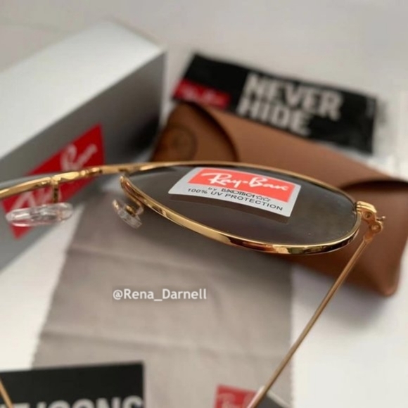 Ray-Ban Aviator Gradient Brown RB3025 New - Picture 5 of 14